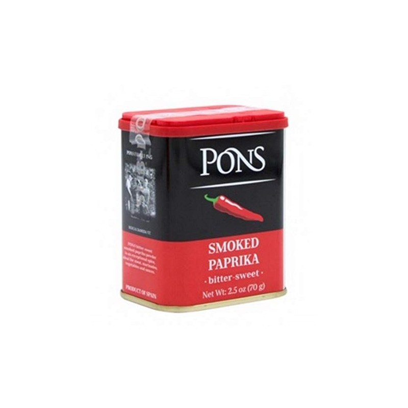 Pons. Bitterweet Smoked Paprika. 70g (2.5oz)