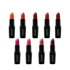 Bissú Set Labiales Mate Bissu (kit 9 Piezas - Tonos Rojos/rosas)