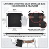 Shooting Gear Mesh Hull Bag: Convertible Waist & Crossbody Sling
