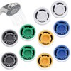 Mxxipp 10 Pack Shower Flow Reducer Limiter, 1.5/1.8/2.0/2.5/3.0 GPM Water