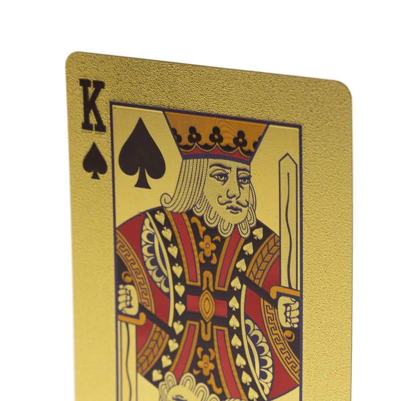 Trendcool Plastic Poker Deck Waterproof Waterproof Poker Deck Black Gold