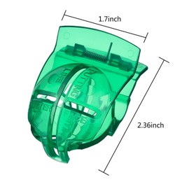 WILLBOND 2 Pieces Golf Ball Line Liner Drawing Marking Alignment Putting Tool and 2 Pieces Golf Ball Marker Pen, 4 Pieces Totally (Green)
