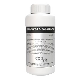 Denatured Alcohol | Multi-Purpose Solvent & Cleaner | Ideal for Paint Thinning, Surface Preparation, and Industrial Applications | (1000mL (32 Fl Oz))