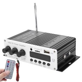 USB Memory Card FM 3 in 1 Stereo Power Audio Amplifier Bluetooth 4.2 Digital Player