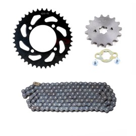 ICONSPORTSS 420 41T 76mm Rear Sprocket & 420 132 Links Chain & 420 16T 17mm Front Engine Sprocket for Pit Dirt Bikes ATV 50cc 70cc 110cc 125cc 140cc 160cc SSR CRF50 CRF70 XR50 Apollo Taotao