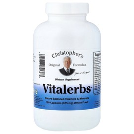 Christopher's Original Formulas Christopher's Original Formulas Vital Herb 180 Capsules Supplement, Christopher's Original Formula, 1 / Christopher's Original Formulas 크리스토퍼스오리지널포뮬러스 바이탈허브 180 캡슐 보충제, Christopher's Original Formula, 1