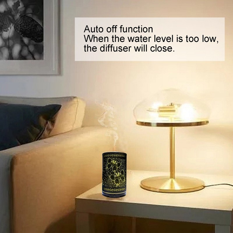 100ml Butterfly Pattern Essential Oil Diffuser Household Automatic Aroma Diffuser