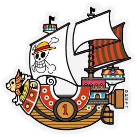 OPS-68 サニー号2 ONE PIECE（ワンピース）×パンソンワークスコラボステッカー ミニステッカー ワンピース公式グッズ