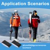 VYIBPDY Set of 4 Alpine Ski Clips Ski Clips Ski