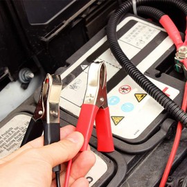 Lnsulated Alligator Clips Copper Plated Alligator Clips Battery Electric Test Clips Insulated Clamps for Car Truck Red and Black 30A (8)