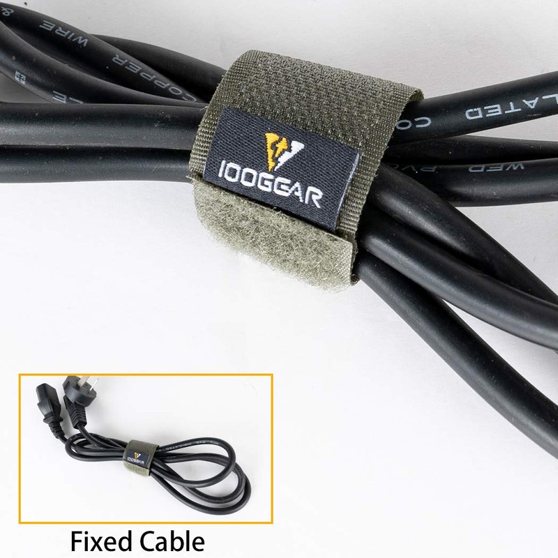 IDOGEAR Tactical Fastening Binding Strap Hook & Loop Reusable Strap(4