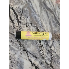 THE NAKED BEE LIP BALM- VANILLA, ROSE & HONEY- NEW