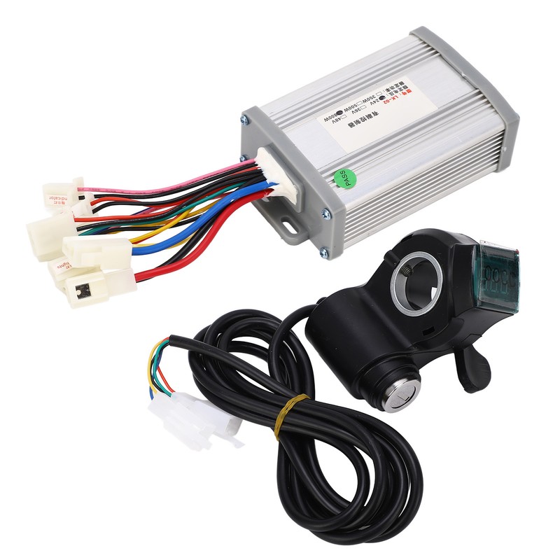 24V 800W Electric Bike Controller Thumb Throttle Handle Kit Lithium