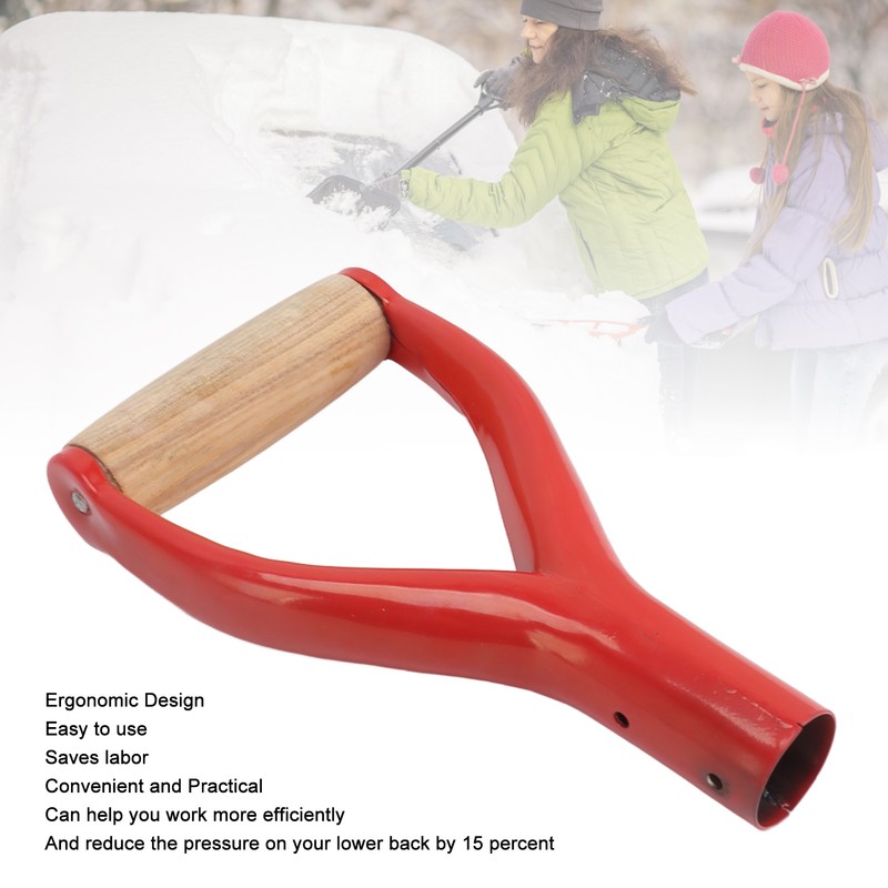 Shovel Handle Y Shaped 12.22in Inside Diameter Replacement Spade Handle
