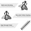 WSOOX 45 Degree Chamfer Router Bit set with 1/4 Inch