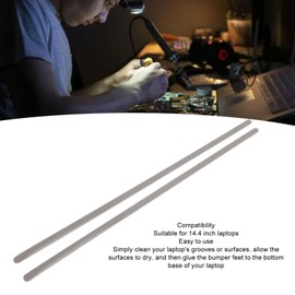 Laptop Rubber Feet Strips, Replacement for Laptop Studio 14.4 Inch, for Laptop Bottom Case Non Slip Bumper Rubber Foot Strips, with Tool Kit (Grey)