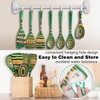 Wooden Spoons for Cooking, 7 Pcs Pakkawood Wooden Kitchen Cooking