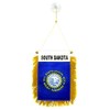 Wholesale lot 3 State South Dakota Mini Flag 4"x6" Window