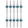 sourcing map PCB Drill Bits 1.5 mm Carbide Turning Tool