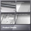 Lnrueg Electromagnetic Lock with ZL Brackets, Waterproof Electric Magnetic Door