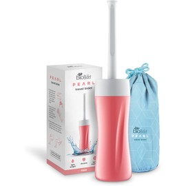 Bio Bidet Pearl R-70 Peri Botella para cuidado femenino posparto y recuperación perineal, rosa