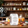 500Pcs White Candle Warning Labels, Candle Jar Container Stickers Candle