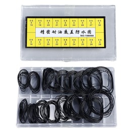 Aramox Pack of 180 O-Ring Watch Seal, Rubber Seal, Waterproof, 18 Types Watch Back Seal, O-Rings for Watch Repair
