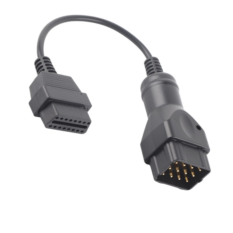 12 Pin to 16 Pin OBD2 Connector Cable OBDII Adapter