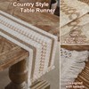 Table Runner, Natural Hessian Dining Table Runner Rustic Cotton Linen