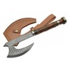 SZCO Supplies DM-1107 Damascus Steel Rosewood Hatchet Axe