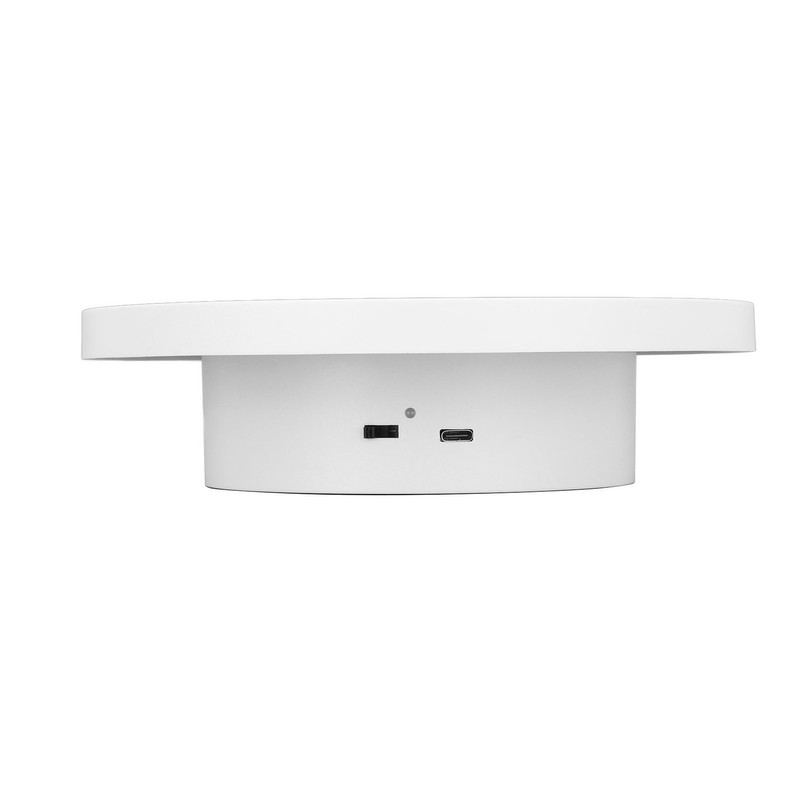 White Automatic 360° Rotating Display Turntable 3KG Load Bearing Electric