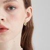 Moonstan Women's Earrings, Popular Gold and Silver, Metal Allergy-friendly, Volume,