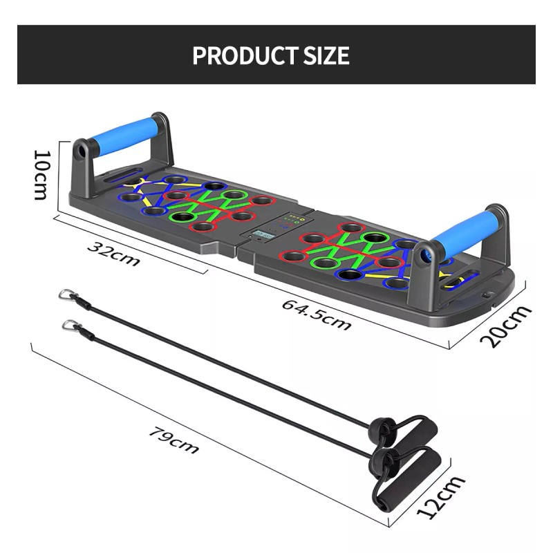 Longliv Tabla Soporte P/ Lagartijas Pecho Hombro Espalda Tríceps Env