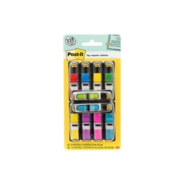 Post-it Flags - Paquete económico de 35 unidades, 8 dispensadores/paquete, 47 pulgadas de ancho, varios colores, incluye 48 banderas de flecha gratis (683-VAD1)