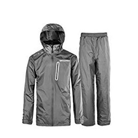 SWISSWELL Men Women Rain Suit Waterproof Lightweight Hooded Raincoat Jacket and Pants for Golf, Hiking, Travel