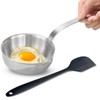 Bigwinyep Mini Egg Pan, 304 Stainless Steel Omelet Pan, 5.1Inch