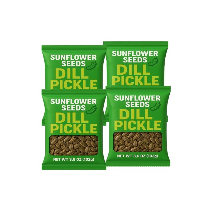 Sunflower Seeds Roasted Dill Pickle Flavored | Keto Friendly, Low