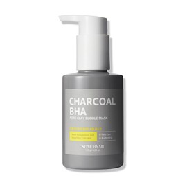 SOME BY MI SOME BY MI Charcoal BHA Pore Clay Bubble Mask - 4.23Oz, 120g - Daily Moisturizing Face Wash with Natural BHA - Deep Cleanses Pore and Skin Wastes - Skin Calming and Soothing Effect - Korean Skin Care