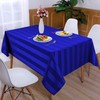 Adalex Global TableCover Waterproof Spillproof Striped Square Rectangle Tablecloth Table
