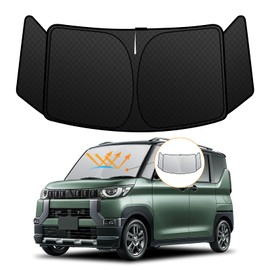 Mitsubishi Delica Mini B3 Series Windshield Sun Shade B34A B35A B37A B38A R5.5 - Current UV Protection, No Suction Cup Required, Light Shielding Insulation, Summer, UV Protection, Easy to Put On and
