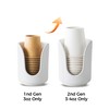 ABRUTY Bathroom Cup Dispenser, 3oz-4oz Ceramic Paper Cup Holder, Small