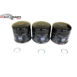 Subaru 3 Pack - Genuine Subaru Engine Oil Filter & Crush Gasket All 6 Cyl 85-21