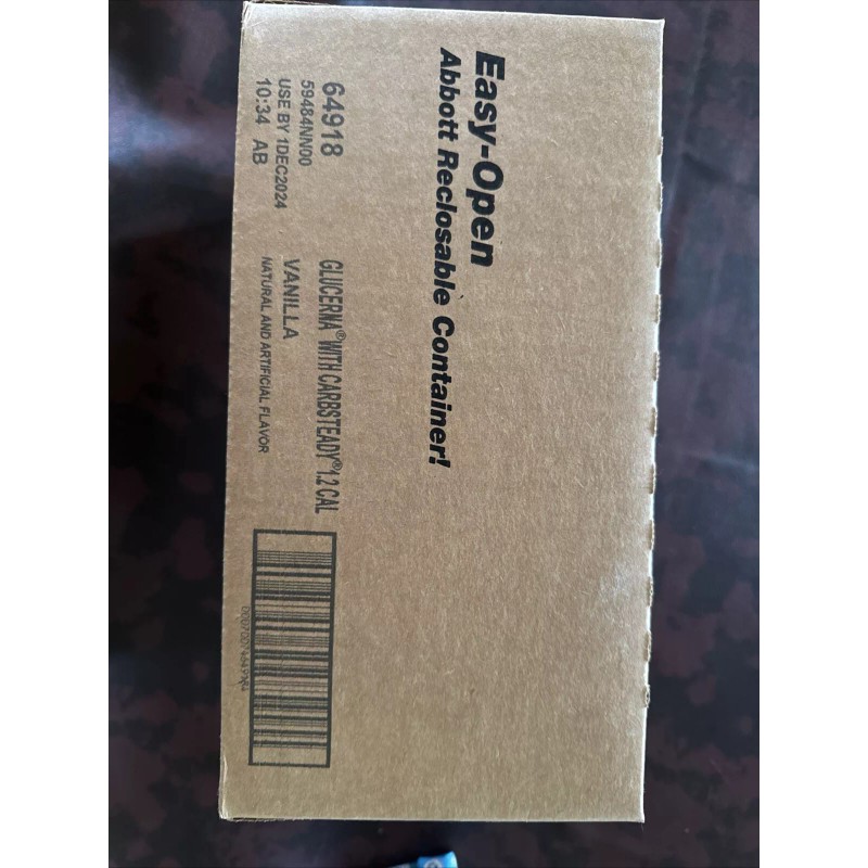 Glucerna With Carbsteady 1.2 CAL Vanilla Specialized Nutrition Case Of