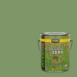 Rodda Paint CASCADIA ZERO Interior Semi-Gloss Paint & Primer in One, 1-Gallon, Green Knoll