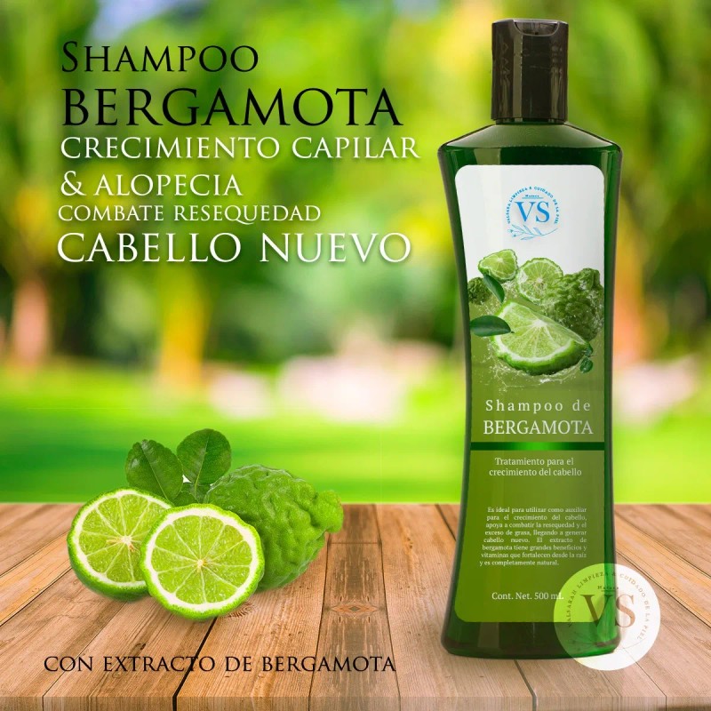 2 Pack Shampoo Alquitran Con Creolina + Bergamota 500 Ml