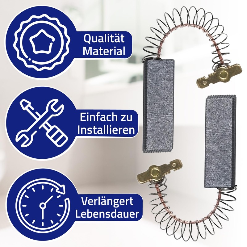 Carbon Brushes for Electric Motor Washing Machine 5 x 12.5