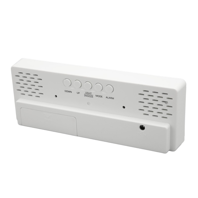 Digital Alarm Clock 3 Levels Brightness Orange Number Desktop LED