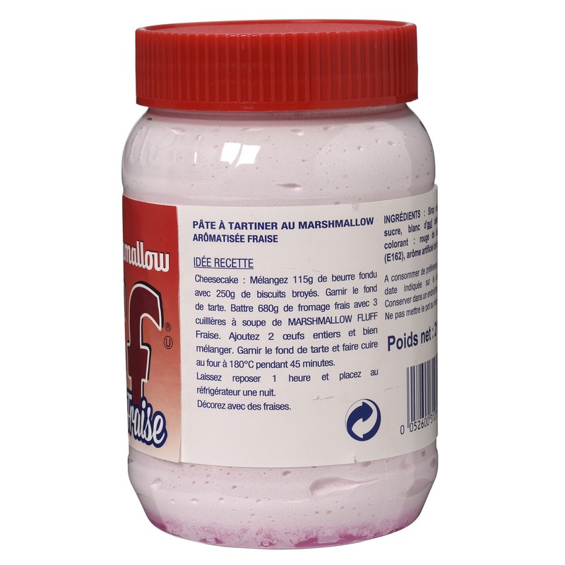 Fluff Marshmallow Spread, Delicious Strawberry Flavor, 7.5oz (Pack of 1)