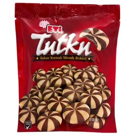 Eti Tutku Mosaic Biscuit Filled With Cocoa Cream, Turkish Biscuit,Bisküvi Turkish Cookies By Eti 7.4 OZ - 210gr Halal بسكويت تركي