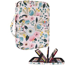 OVAKIA Large Pencil Case, Big Capacity for 220 Pencils Storage Carrying Bag Zipper for Artist Colouring Pencils Stationery (No Pencils)